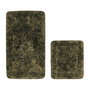 Mijölnir Juego de alfombrillas de baño de algodón Verde